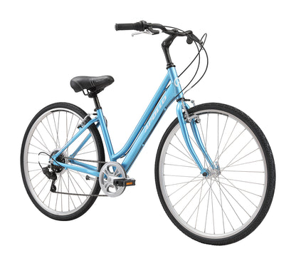 Apollo Villa WS - Womens Comfort Bike (Gloss Blue)