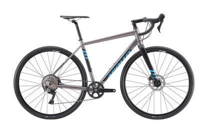 Apollo Scout 21X - Gravel Bike (Matte Charcoal / Black / Blue)