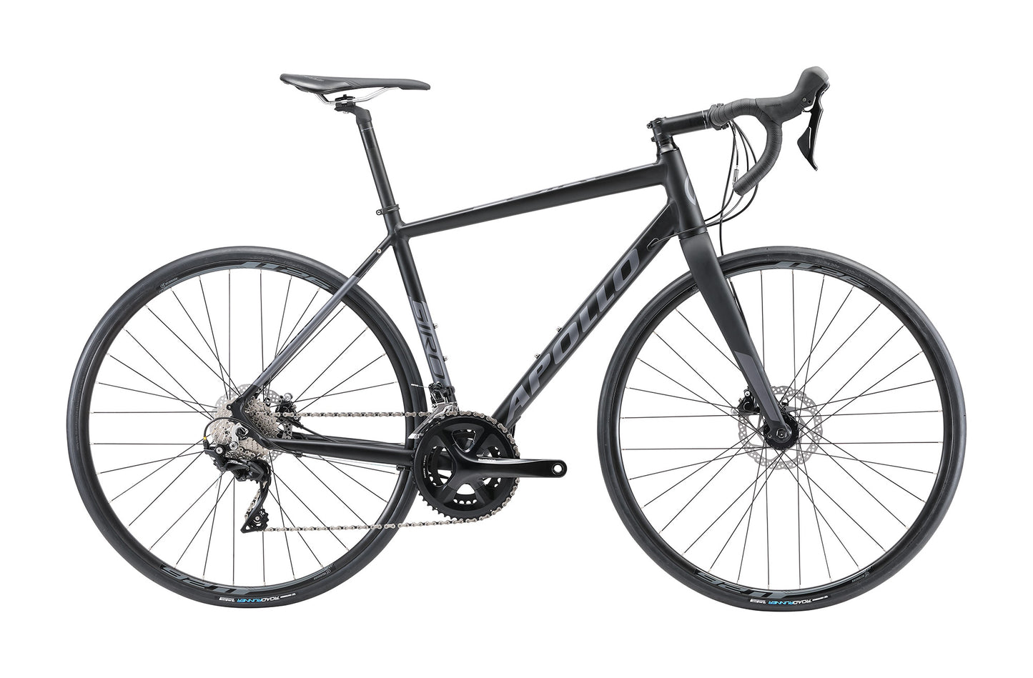 Apollo Giro 40  - Road Bike (Matte Black/Charcoal)