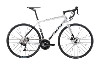 Apollo Giro 30  - Road Bike (Gloss Silver / Black)