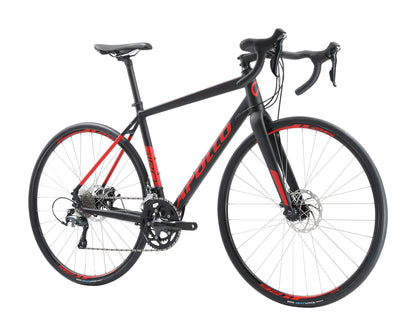 Apollo Giro 20 - Road Bike (Matte Black / Red)