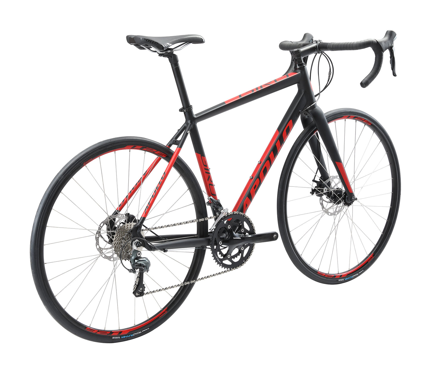 Apollo Giro 20 - Road Bike (Matte Black / Red)