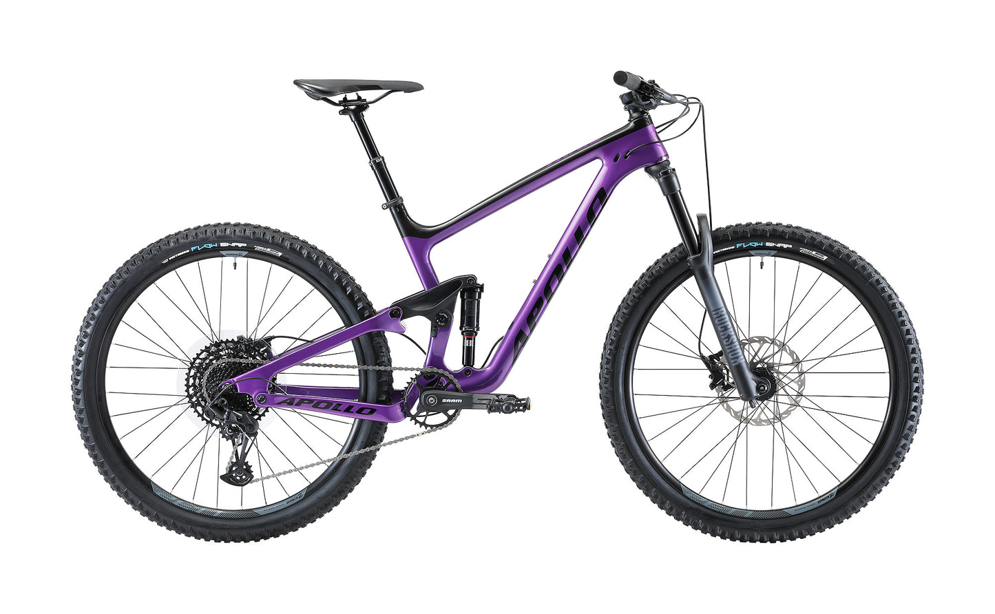 Apollo Trail D 20 - Dual Suspension Trail MTB (Gloss Purple / Black)