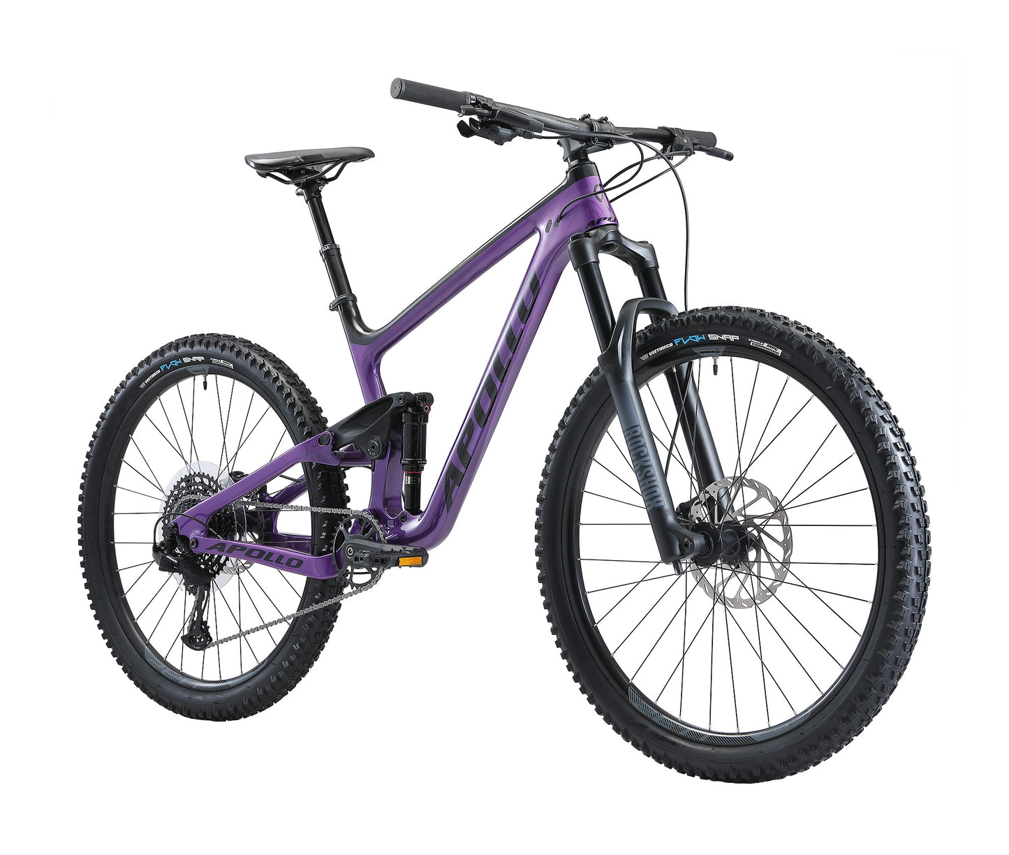 Apollo Trail D 20 - Dual Suspension Trail MTB (Gloss Purple / Black)