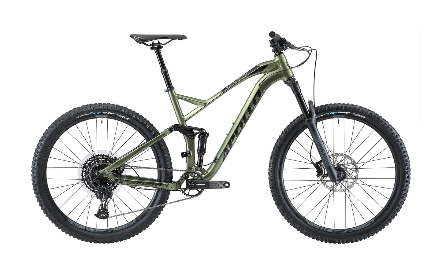 Apollo Trail D 10 - Dual Suspension Trail MTB (Gloss Green / Black)