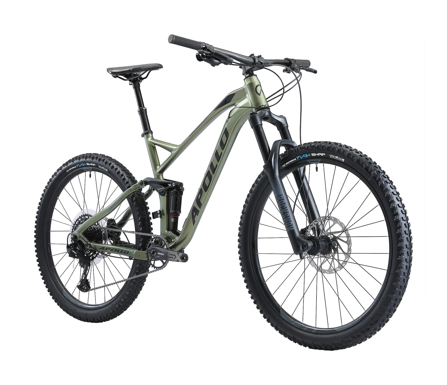 Apollo Trail D 10 - Dual Suspension Trail MTB (Gloss Green / Black)