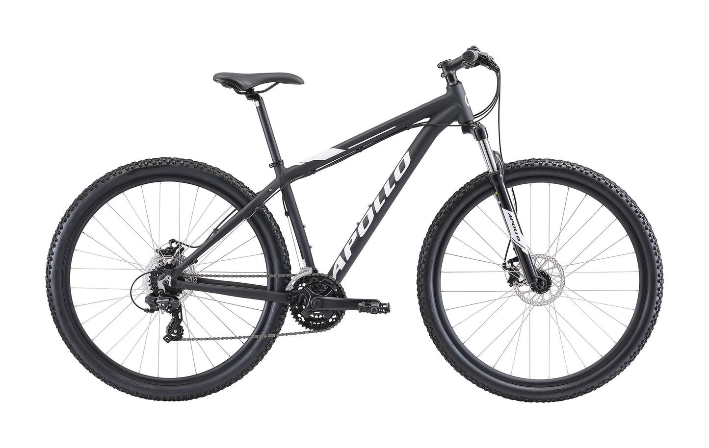 Apollo Xpert 10 - 29" Recreational MTB (Matte Black / White)