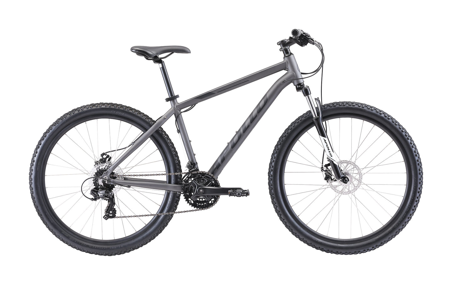 Apollo Aspire 20 - 27.5" Recreational MTB (Matte Charcoal / Black)