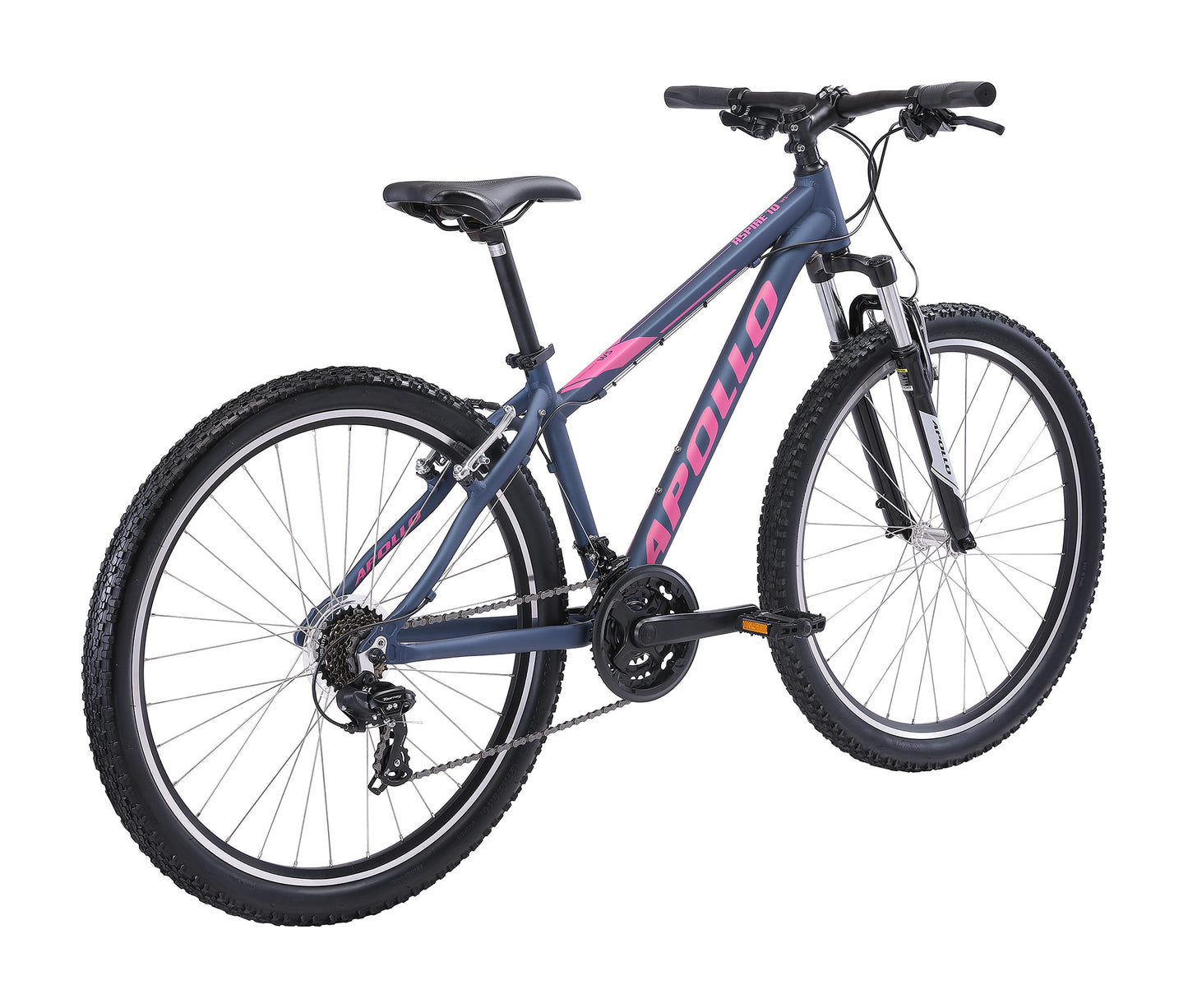 Apollo Aspire 10 WS - Womens 27.5" Recreational MTB (Matte Slate / Pink)