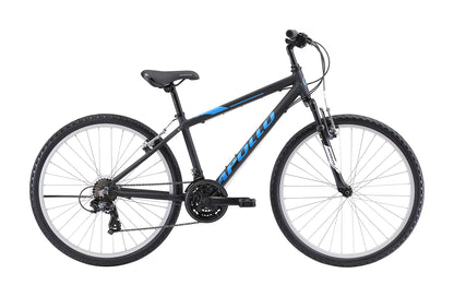 Apollo Summit 10 - 26" Recreational MTB (Matte Black / Blue)