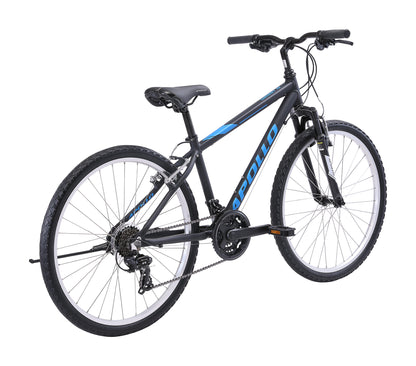 Apollo Summit 10 - 26" Recreational MTB (Matte Black / Blue)