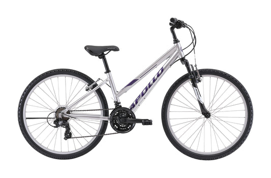 Apollo Summit 10 WS - Womens 26" Recreational MTB (Gloss Silver / Purple)