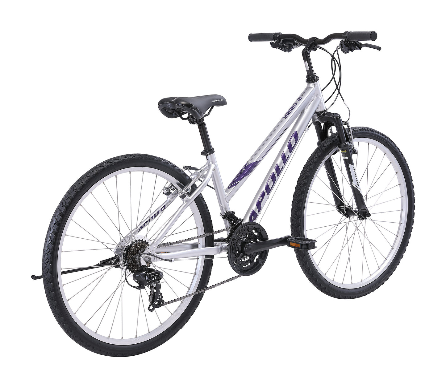 Apollo Summit 10 WS - Womens 26" Recreational MTB (Gloss Silver / Purple)