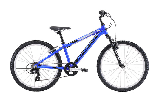 Apollo Cougar - 24" Youth Bike (Gloss Blue / Black / Silver)