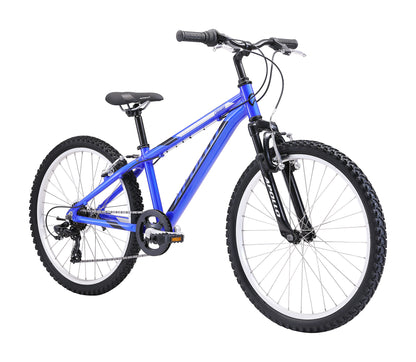 Apollo Cougar - 24" Youth Bike (Gloss Blue / Black / Silver)