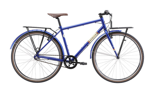 Apollo Mark III - Urban Bike (Gloss Navy Blue / Gloss Cream / Gloss Orange)