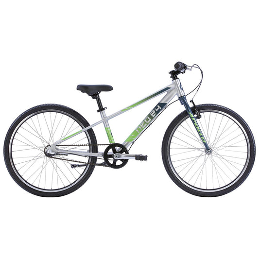 Neo+ 24 3i Boy's Bike ( Brushed Alloy / Slate, Lime Green Fade)