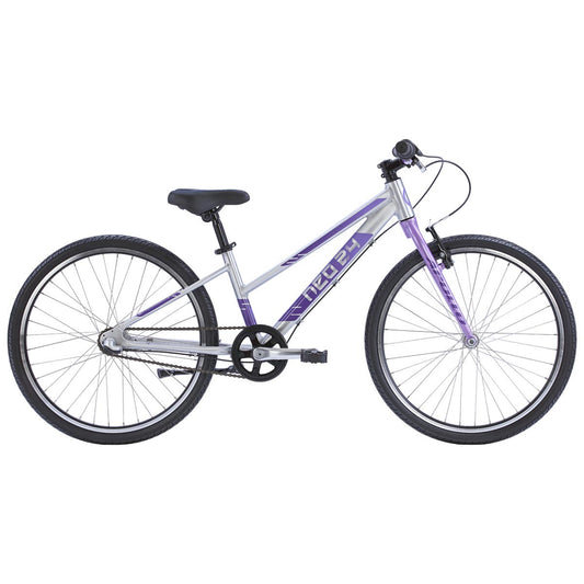 Neo+ 24 3i Girl's Bike (Brushed Alloy / Lavender, Purple Fade)