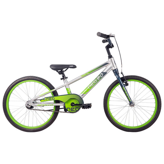 Neo+ 20 Boy's Bike (Brushed Alloy / Slate, Lime Green Fade)