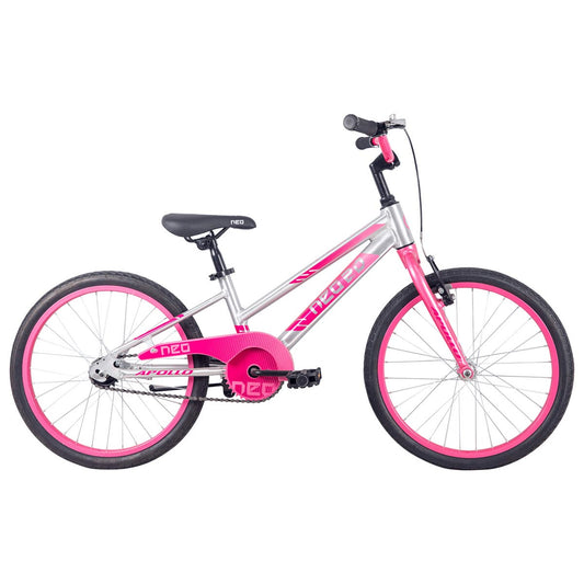 Neo+ 20 Girl's Bike ( Brushed Alloy / Pink, Dark Pink Fade)