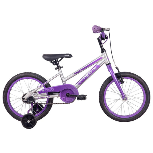 Neo+ 16 Girl's Bike ( Brushed Alloy / Lavender, Purple Fade)