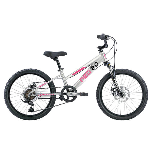 Neo Disc+ 20 6s Girl's Bike (Brushed Alloy / Pink / Black)