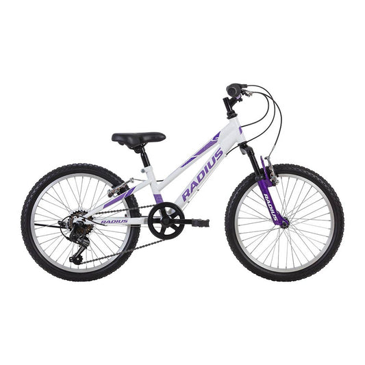 Radius Ponytrail 20" Youth Bicycle (Gloss White / Purple / Lavender)