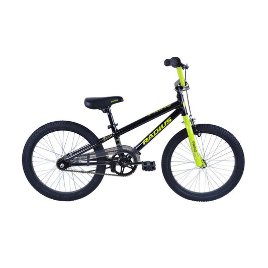 Radius Primo AL 20" Youth Bicycle (Gloss Black / Lime)