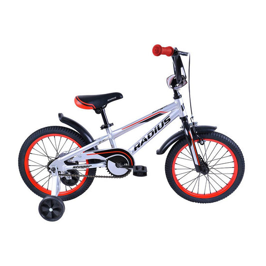 Radius Stinger AL 16" Juvenile Bicycle (Gloss Chrome / Black / Red)