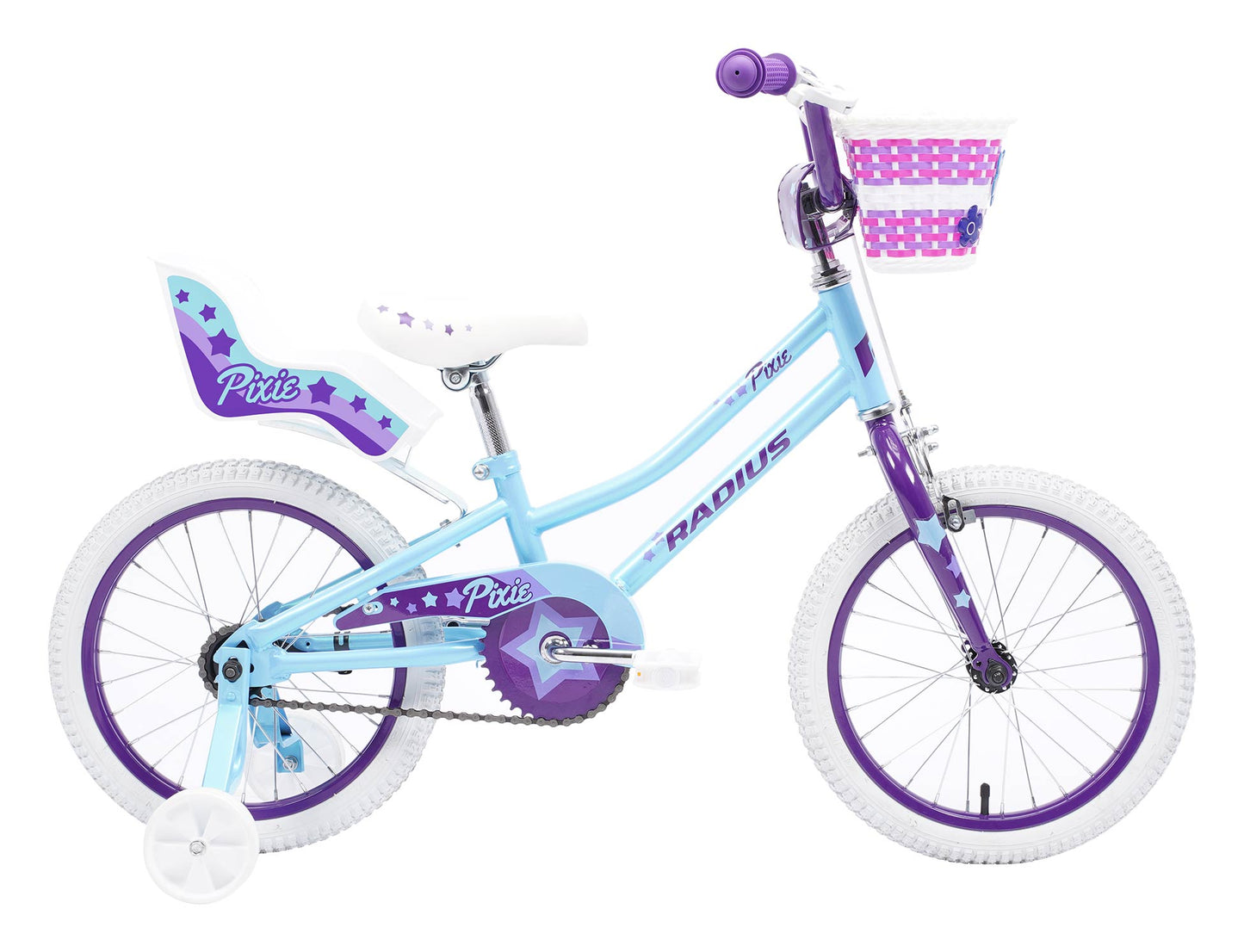 Radius Pixie 16" Juvenile Bicycle (Ice Blue / Purple)