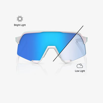 100% S3 Bastille Blue Mirror Photochromic Lens 100%