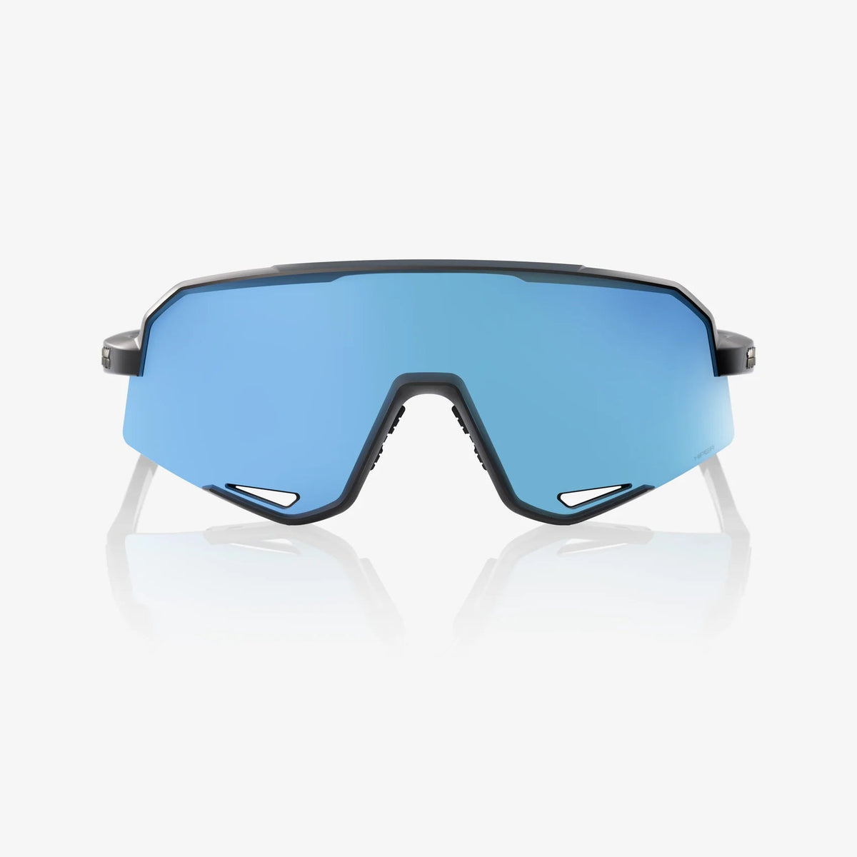 100% SLENDALE Matte Black HiPER Blue Multilayer Mirror Lens 100%