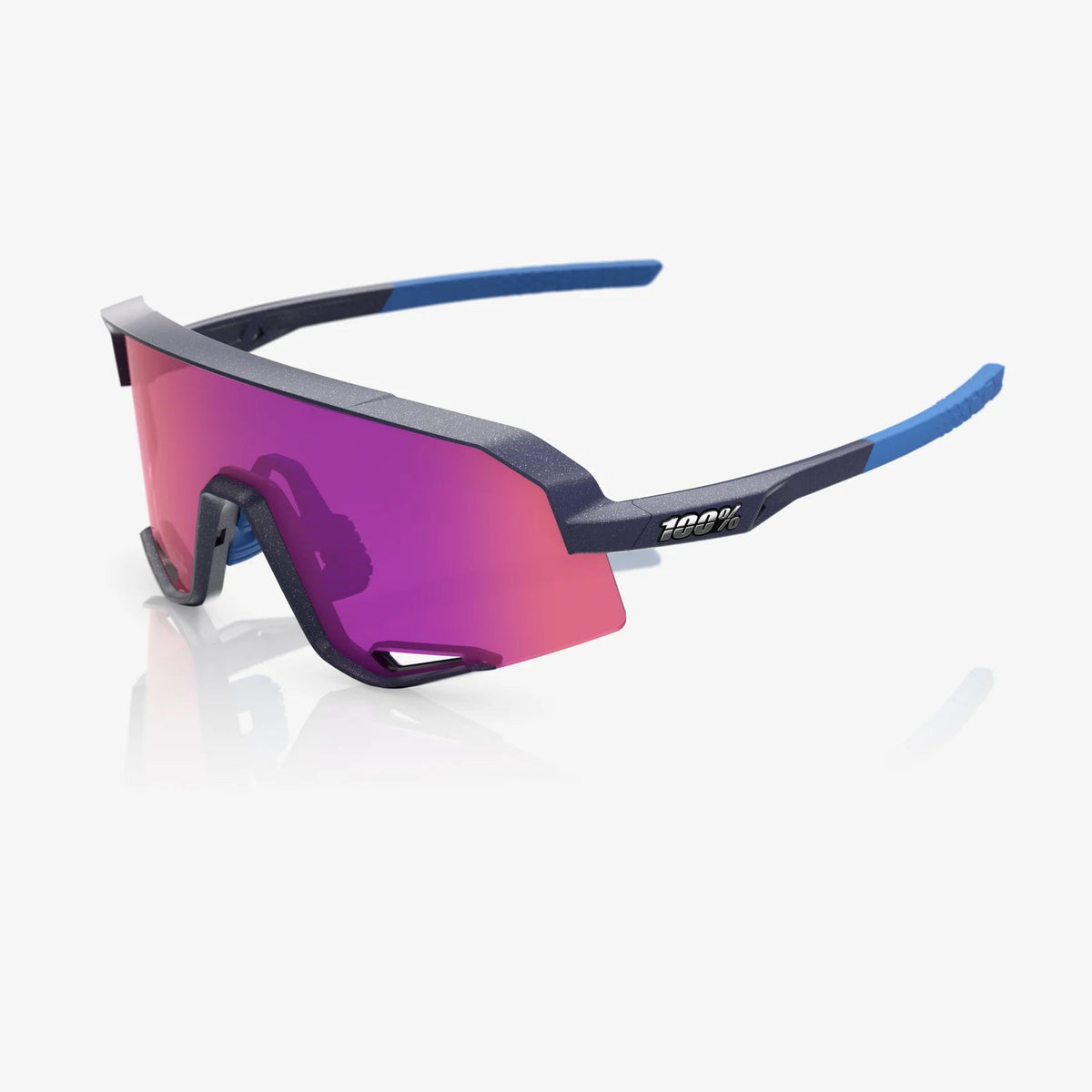 100% SLENDALE Satin Storm Metallic Purple Mirror Lens 100%