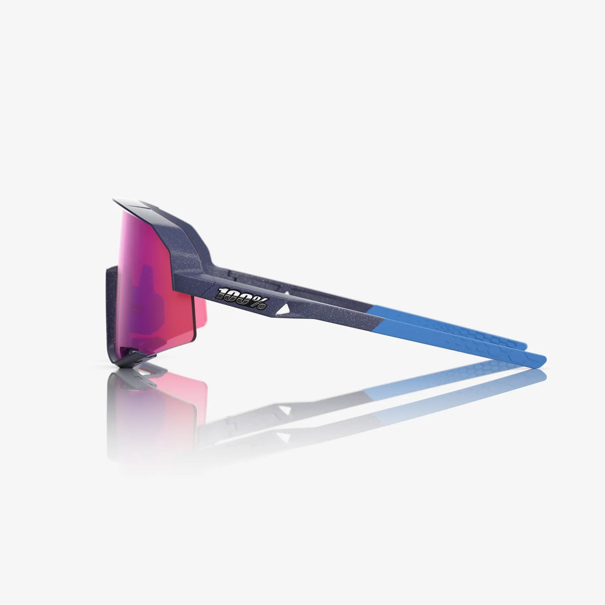 100% SLENDALE Satin Storm Metallic Purple Mirror Lens 100%