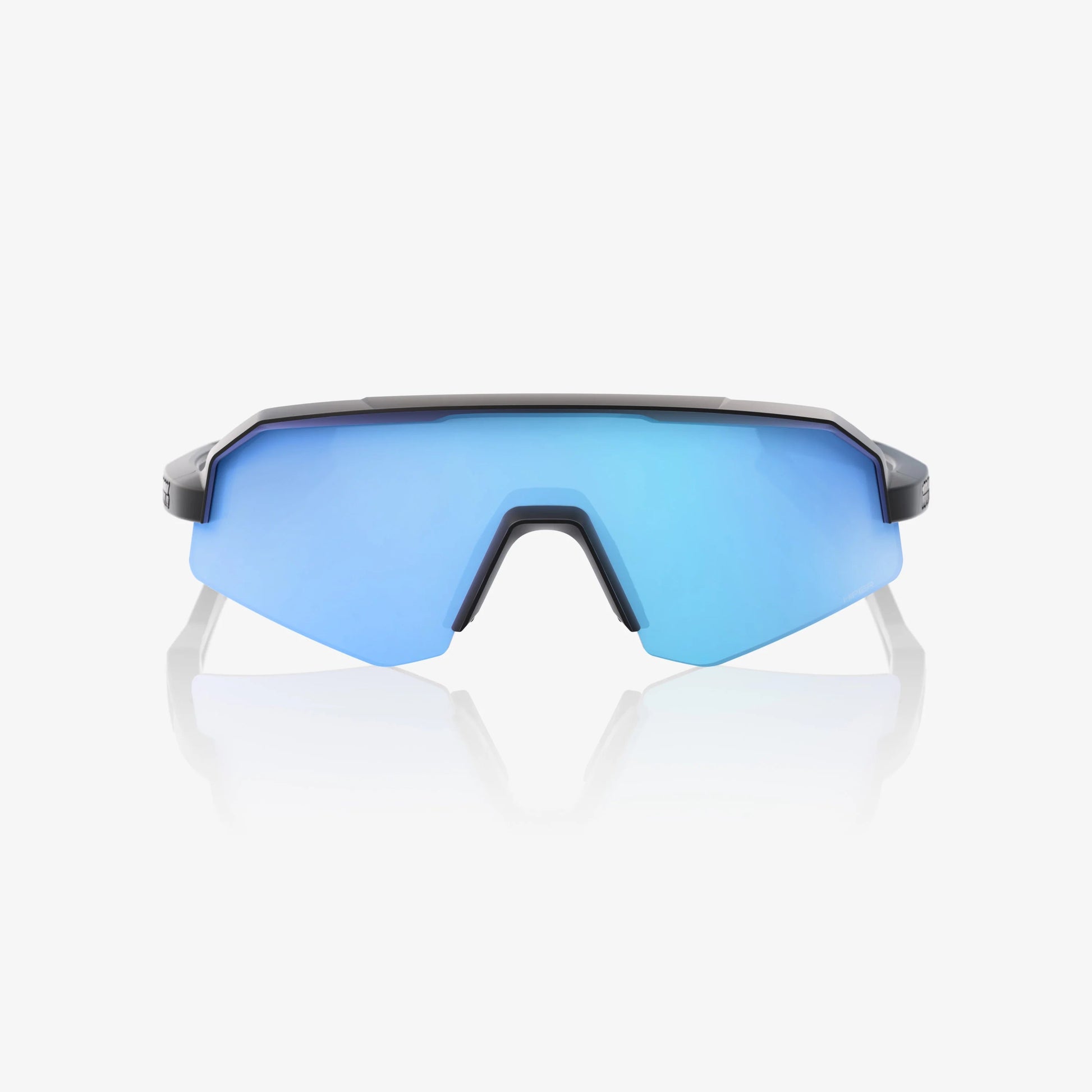 100% SLENDALE YOUTH Matte Black HiPER Blue Multilayer Mirror Lens 100%