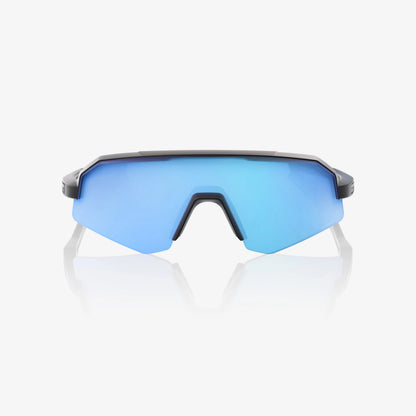 100% SLENDALE YOUTH Matte Black HiPER Blue Multilayer Mirror Lens 100%