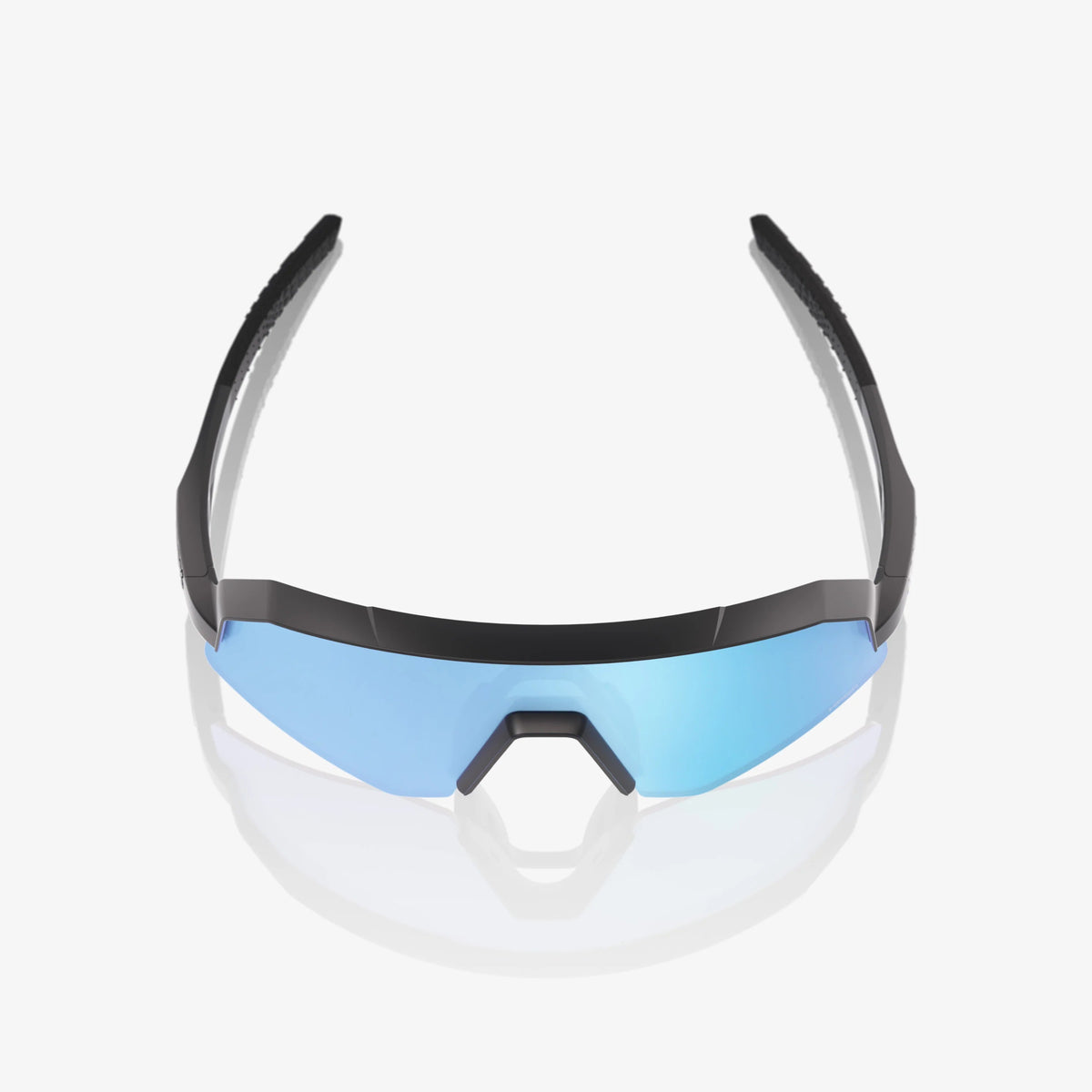 100% SLENDALE YOUTH Matte Black HiPER Blue Multilayer Mirror Lens 100%