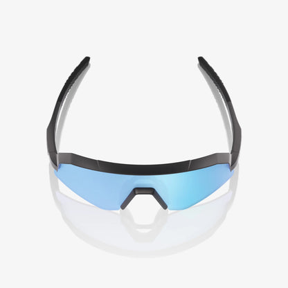 100% SLENDALE YOUTH Matte Black HiPER Blue Multilayer Mirror Lens 100%