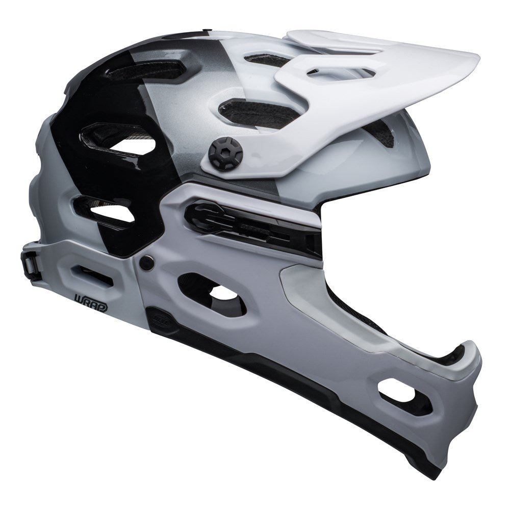 Bell Super 3R MIPS Full face Helmet (White / Black) Bell