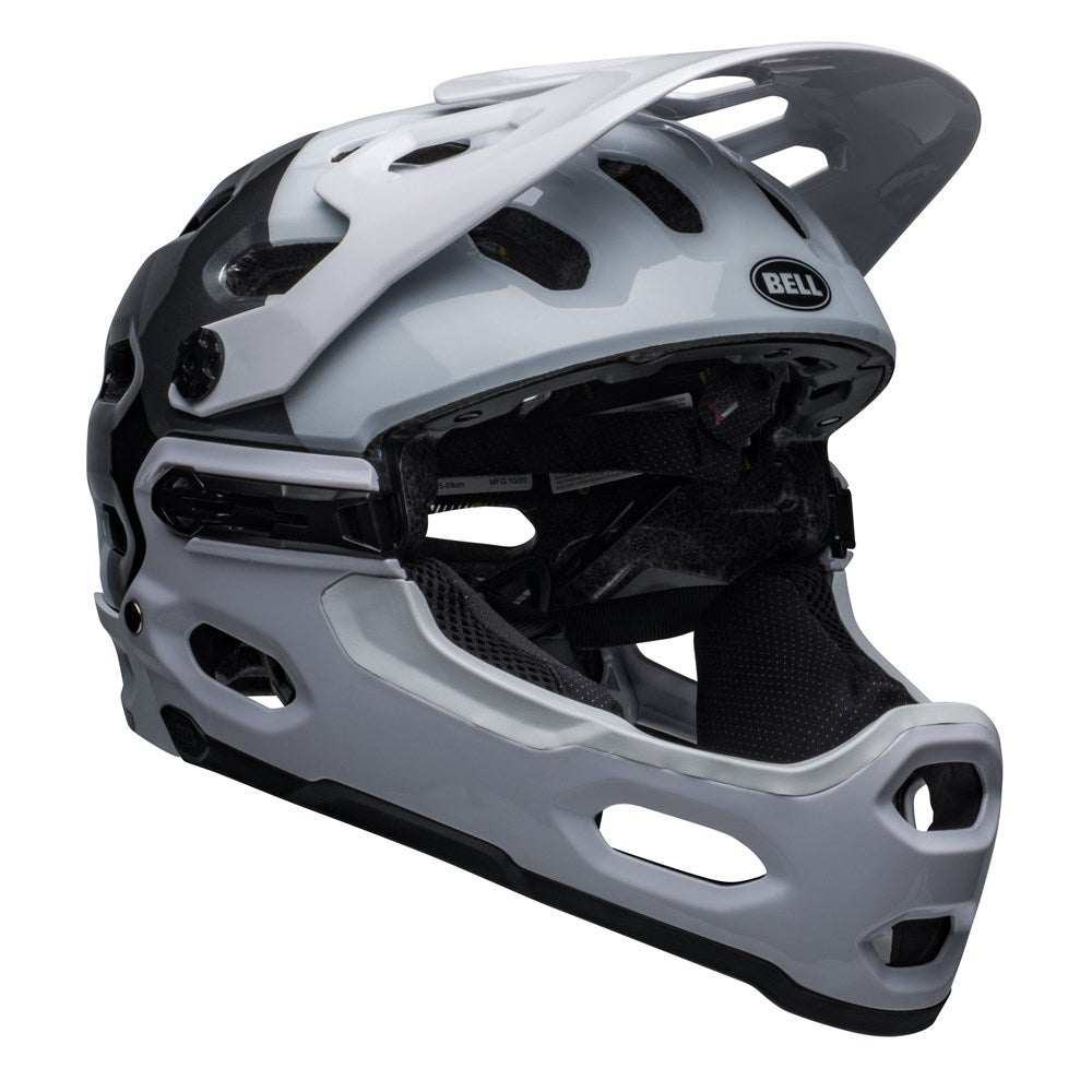 Bell Super 3R MIPS Full face Helmet (White / Black) Bell