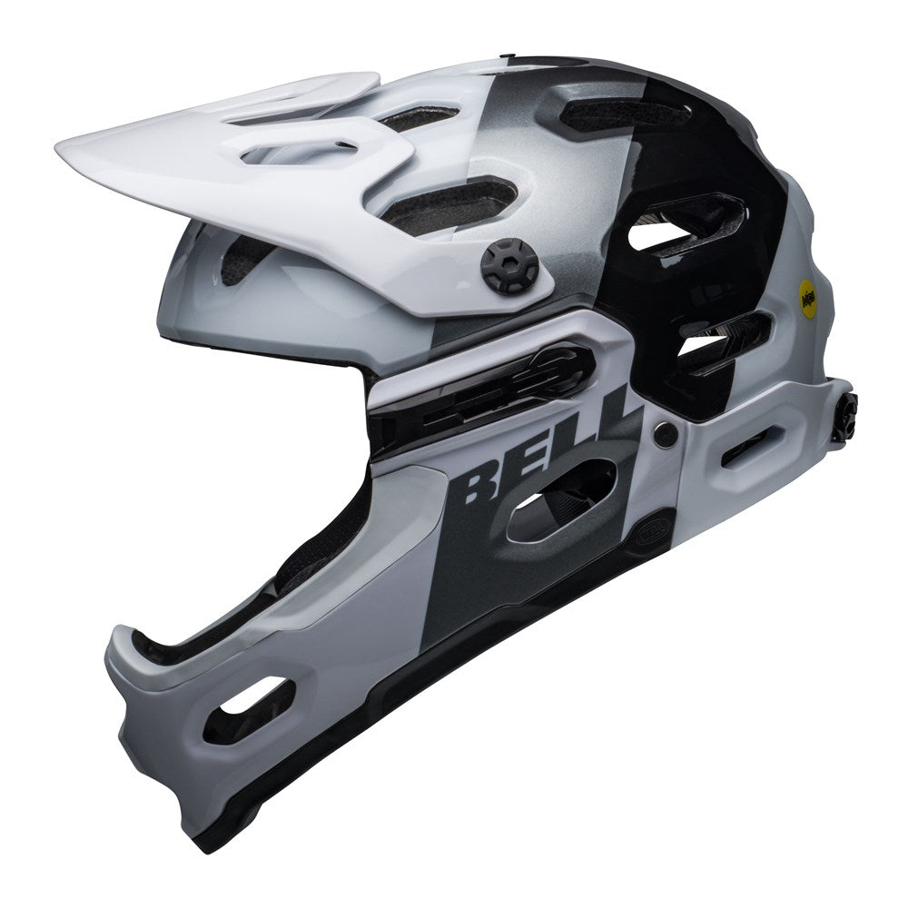 Bell Super 3R MIPS Full face Helmet (White / Black) Bell