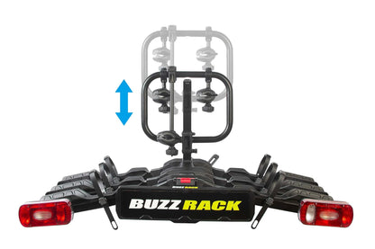 Buzzrack Scorpion Lite 3 (Tow Ball) 3 Bike Platform Rack Buzzrack