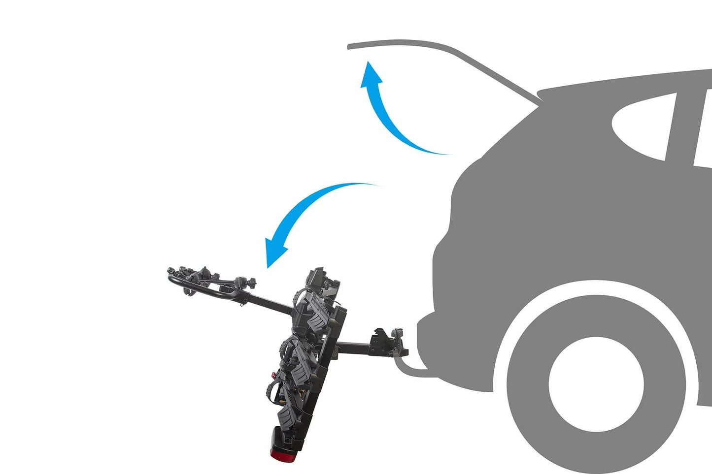Buzzrack Scorpion Lite 3 (Tow Ball) 3 Bike Platform Rack Buzzrack