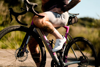 FLR FNT-9 Knit Carbon Sole Road Shoe (White) FLR