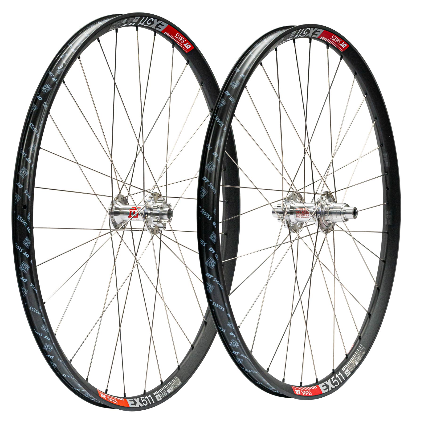 DT Swiss EX 511 / 240 DEG Ltd. Ed Hub Custom Build Mullet Wheelset DT Swiss