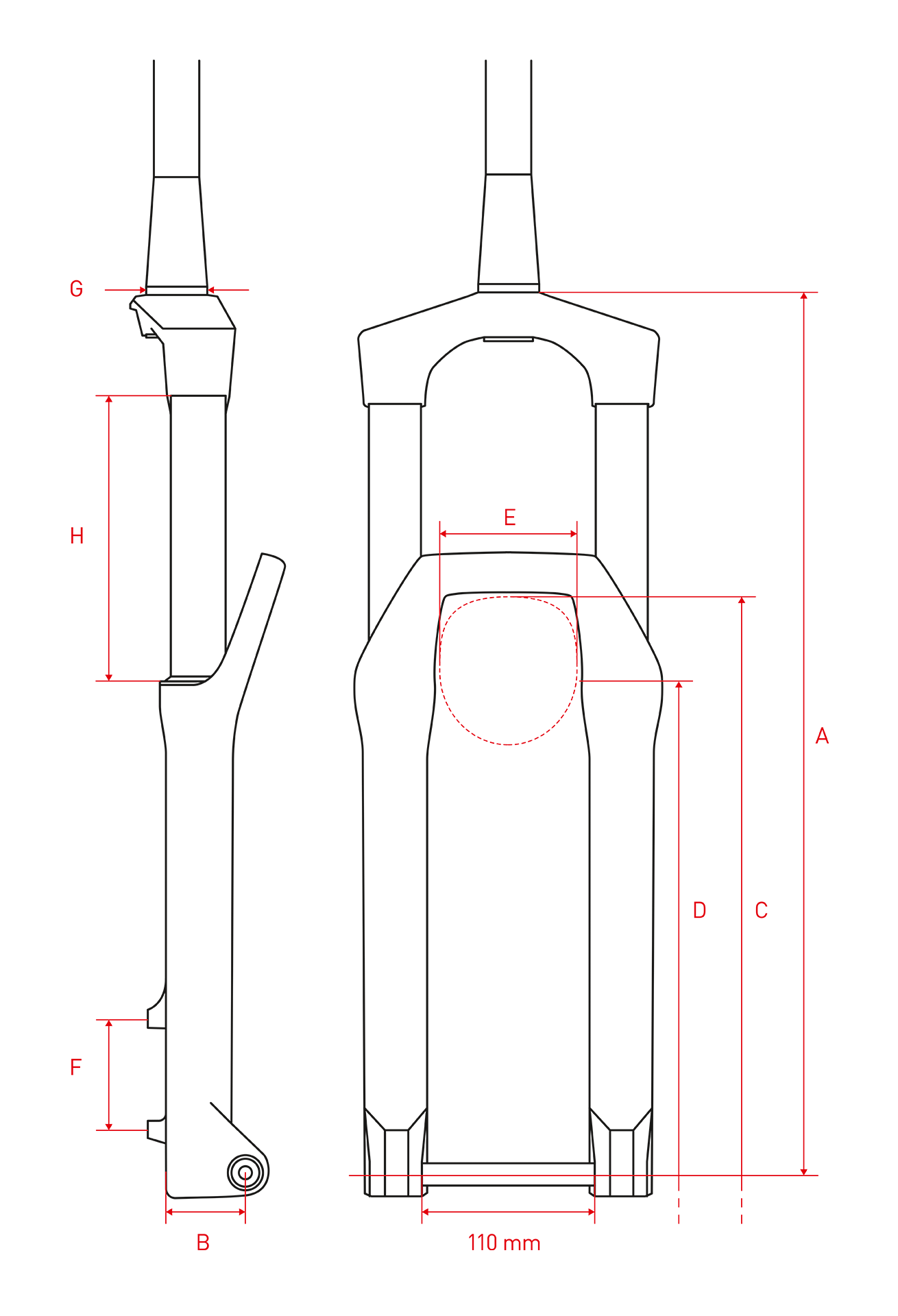 DT Swiss F 535 ONE - Trail Suspension Fork DT Swiss