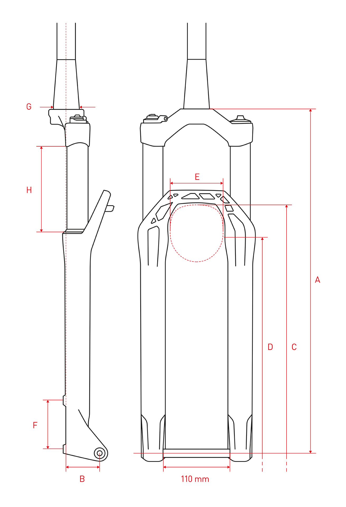 DT Swiss F 232 ONE - 29" XC Suspension Fork Rock Shox