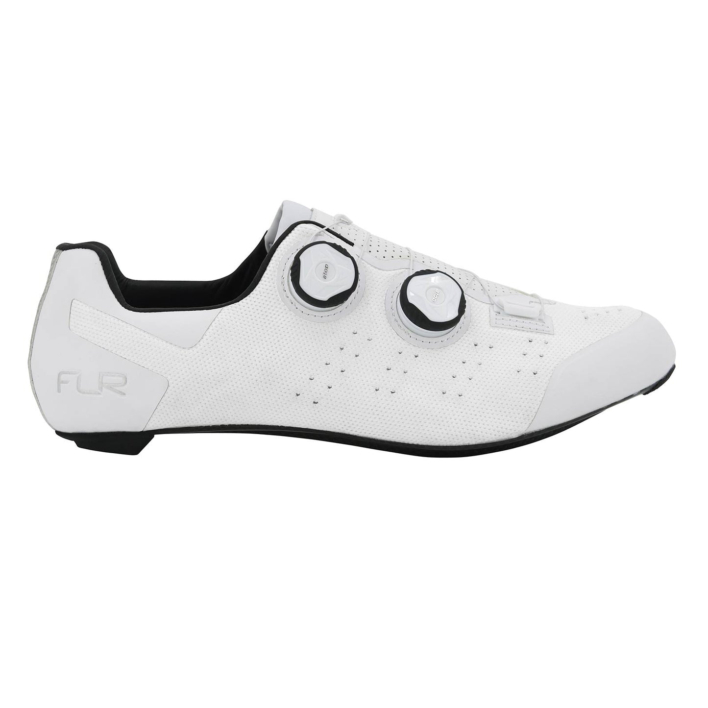 FLR FNT-9 Knit Carbon Sole Road Shoe (White) FLR