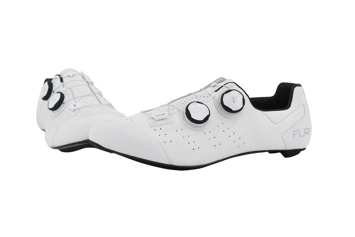 FLR FNT-9 Knit Carbon Sole Road Shoe (White) FLR