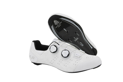 FLR FNT-9 Knit Carbon Sole Road Shoe (White) FLR